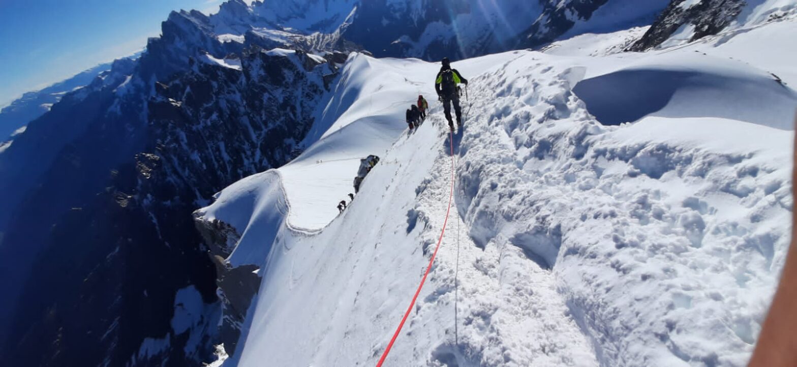 Chamonix, masyw Mont Blanc – lipiec 2021