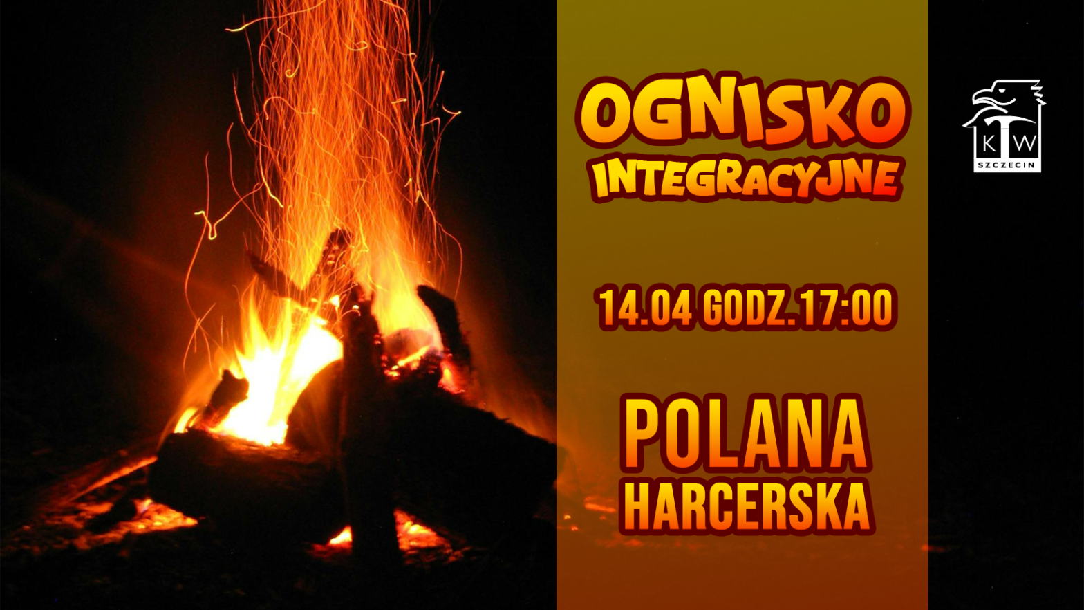 Klubowe ognisko integracyjne, Polana Harcerska // 14.04